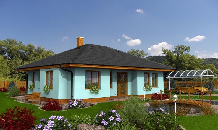 projekt domu BUNGALOW 8